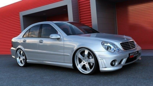 Lip Spoiler Mercedes-Benz C W203 Side Skirts AMG 204 Look