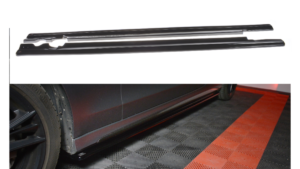 Lip Spoiler Mercedes-Benz C W205 AMG-LINE Side Skirts Gloss Black
