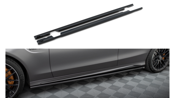 Lip Spoiler Mercedes-Benz C W205 C63 Facelift Side Skirts