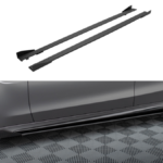 Lip Spoiler Mercedes-Benz C W205 C63 Facelift Side Skirts Street Pro Black + Gloss Flaps
