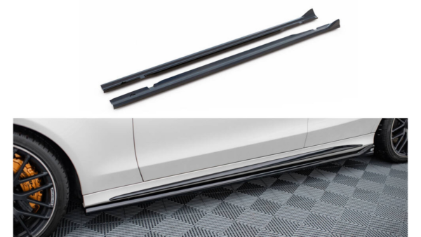 Lip Spoiler Mercedes-Benz C63 W205 S205 Side Skirts v.2