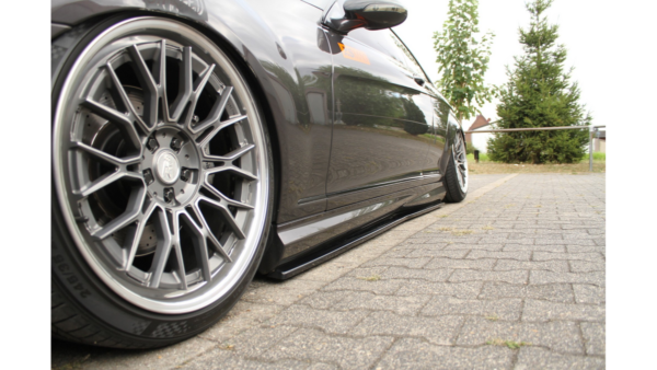 Lip Spoiler Mercedes-Benz CL 500 C216 AMGLINE Side Skirts Gloss Black