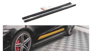 Lip Spoiler Mercedes-Benz CLA 35 45 C118 Side Skirts Gloss Black