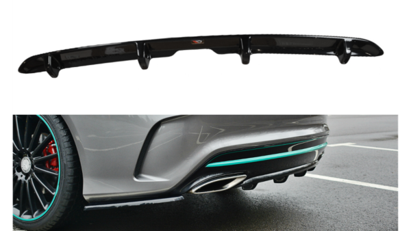 Lip Spoiler Mercedes-Benz CLA C117 Rear Valance FACELIFT Gloss Black