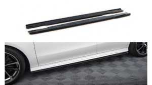 Lip Spoiler Mercedes-Benz CLA C118 Side Skirts Gloss Black