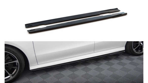 Lip Spoiler Mercedes-Benz CLA C118 Side Skirts Gloss Black