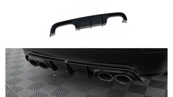 Lip Spoiler Mercedes-Benz CLK W209 Rear Valance Gloss Black