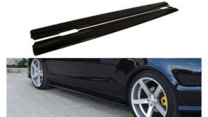 Lip Spoiler Mercedes-Benz CLS C218 AMG LINE Side Skirts Gloss Black