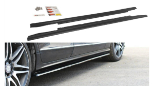 Lip Spoiler Mercedes-Benz CLS C218 Side Skirts v.1 Gloss Black