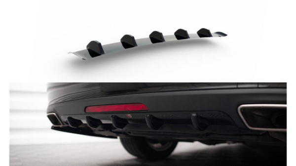 Lip Spoiler Mercedes-Benz CLS C218 Rear Valance Gloss Black