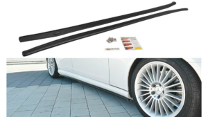Lip Spoiler Mercedes-Benz CLS C219 55AMG Side Skirts Gloss Black