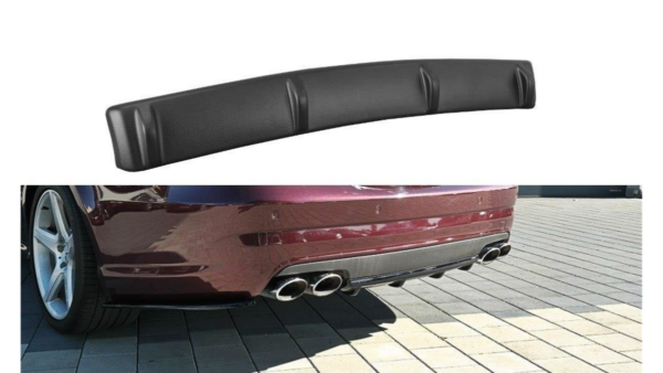 Lip Spoiler Mercedes-Benz CLS C219 55AMG Rear Gloss Black