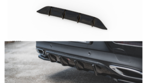 Lip Spoiler Mercedes-Benz CLS C257 Rear Valance AMG-Line Gloss Black