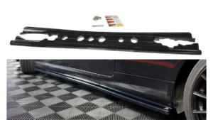 Lip Spoiler Mercedes-Benz E W207 AMG-Line Side Skirts Gloss Black