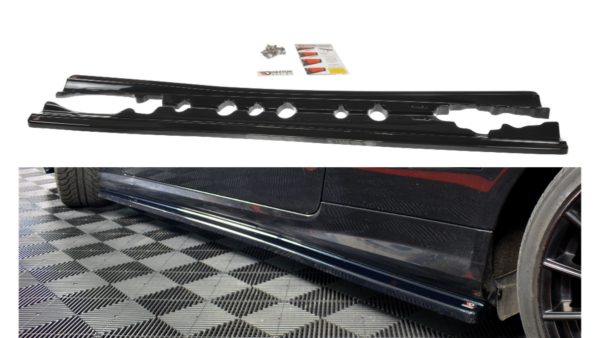 Lip Spoiler Mercedes-Benz E W207 AMG-Line Side Skirts Gloss Black