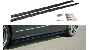 Lip Spoiler Mercedes-Benz E W212 Side Skirts Gloss Black