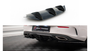 Lip Spoiler Mercedes-Benz E W213(C238) Cabriolet (A238) AMG-Line Rear Gloss Black