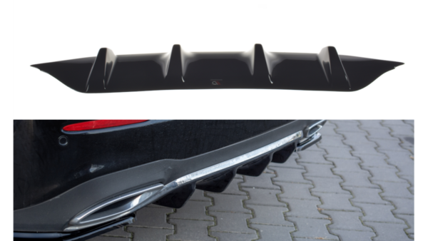 Lip Spoiler Mercedes-Benz E43 AMG W213 Rear Gloss Black