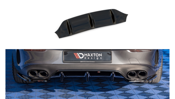 Lip Spoiler Mercedes-Benz E53 C238 Cabriolet A238 Rear Valance Gloss Black