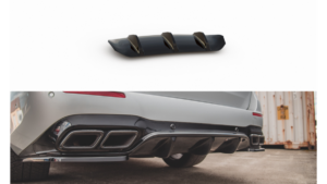 Lip Spoiler Mercedes-Benz E63 AMG S213 Rear Valance Gloss Black