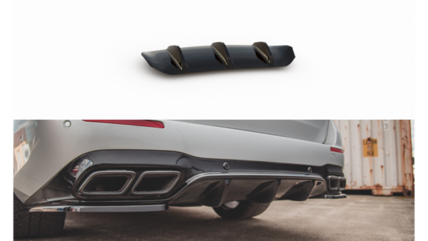 Lip Spoiler Mercedes-Benz E63 AMG S213 Rear Valance Gloss Black