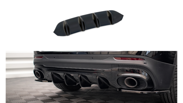 Lip Spoiler Mercedes-Benz GLB 35 X247 Rear Valance Gloss Black