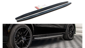 Lip Spoiler Mercedes-Benz GLE C167 Side Skirts Gloss Black