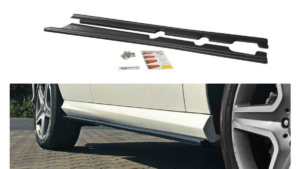 Lip Spoiler Mercedes-Benz GLE W166 AMG-Line Side Skirts Gloss Black