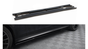 Lip Spoiler Mercedes-Benz GT 53 4-Door Side Skirts Gloss Black