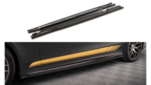 Lip Spoiler Mercedes-Benz GT 63S 4-Door Side Skirts Gloss Black