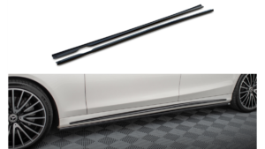 Lip Spoiler Mercedes-Benz S W222 Facelift Side Skirts