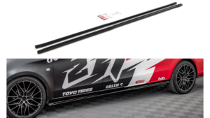 Lip Spoiler Mercedes-Benz Vito Extra Long W447 Facelift Side Skirts Gloss Black