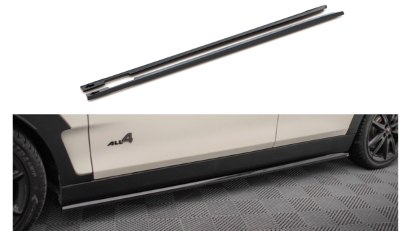 Lip Spoiler Mini Cooper Clubman John Cooper Works F54 Facelift Side Skirts Gloss Black