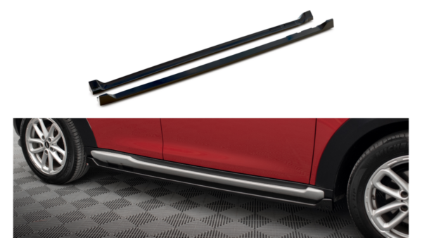 Lip Spoiler Mini Cooper Countryman R60 Facelift Side Skirts
