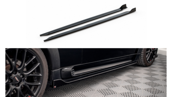 Lip Spoiler Mini Cooper John Cooper Works R56 Side Skirts v.2 Gloss Black