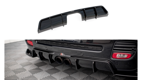 Lip Spoiler Mini Cooper John Cooper Works R56 Rear Valance Gloss Black