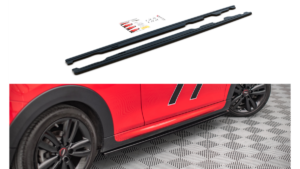 Lip Spoiler Mini Cooper S John Cooper Works F56 Side Skirts Gloss Black