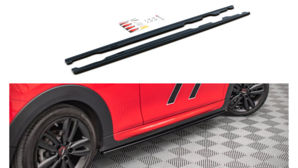 Lip Spoiler Mini Cooper S John Cooper Works F56 Side Skirts Gloss Black