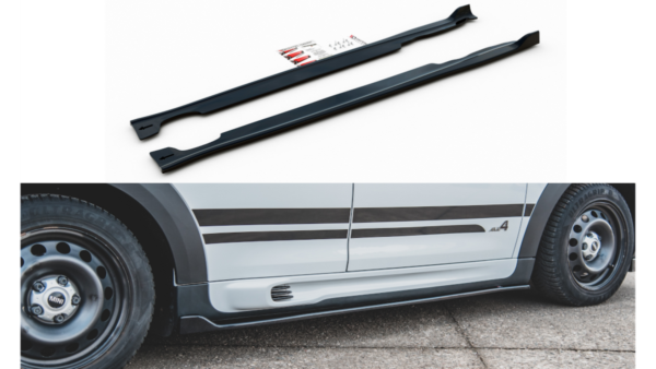Lip Spoiler Mini Countryman I JCW Side Skirts Gloss Black