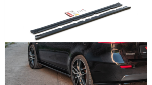 Lip Spoiler Mitsubishi Lancer VIII Side Skirts Gloss Black