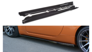 Lip Spoiler Nissan 350Z Side Skirts Gloss Black