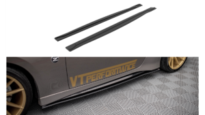 Lip Spoiler Nissan 370Z Nismo Facelift Side Skirts Street Pro Black