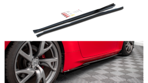 Lip Spoiler Nissan 370Z Side Skirts v.2 Gloss Black