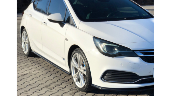 Lip Spoiler OPEL ASTRA K OPC-LINE Side Skirts Gloss Black