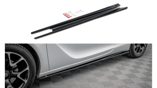 Lip Spoiler Opel Astra GTC OPC-Line J Side Skirts Gloss Black
