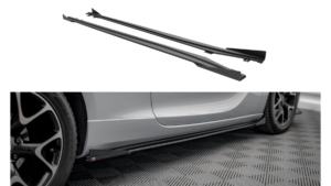 Lip Spoiler Opel Astra GTC OPC-Line J Side Skirts Street Pro Black + Gloss Flaps