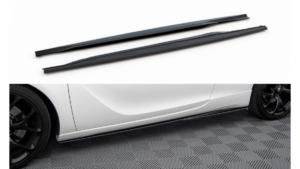 Lip Spoiler Opel Astra J OPC VXR Side Skirts Gloss Black
