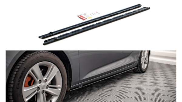 Lip Spoiler Opel Insignia II Side Skirts Gloss Black