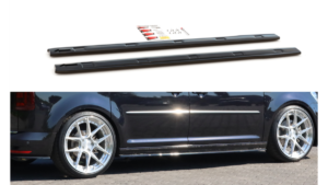 Diffuser Volkswagen Caddy IV Side Skirts Gloss Black