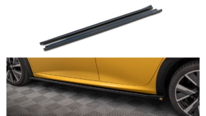 Lip Spoiler Peugeot 208 GT II Side Skirts Gloss Black